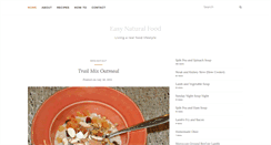 Desktop Screenshot of easynaturalfood.com